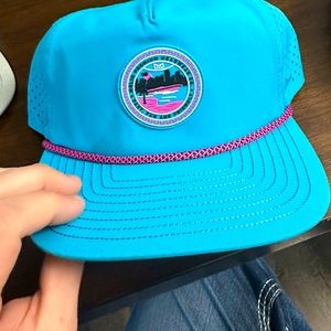 Melin waterproof hat neon blue